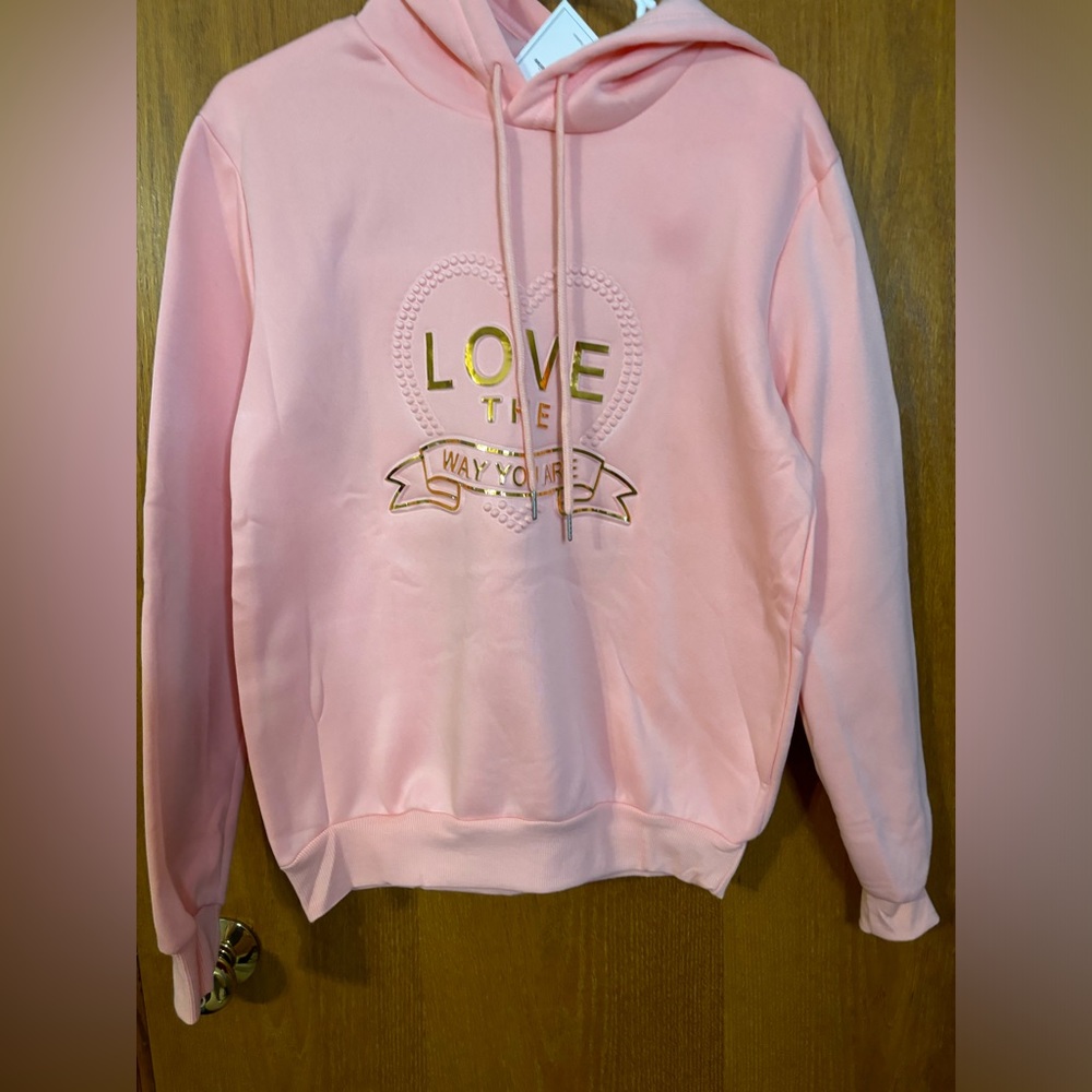 New! Love Pink Hoodie size‎ M